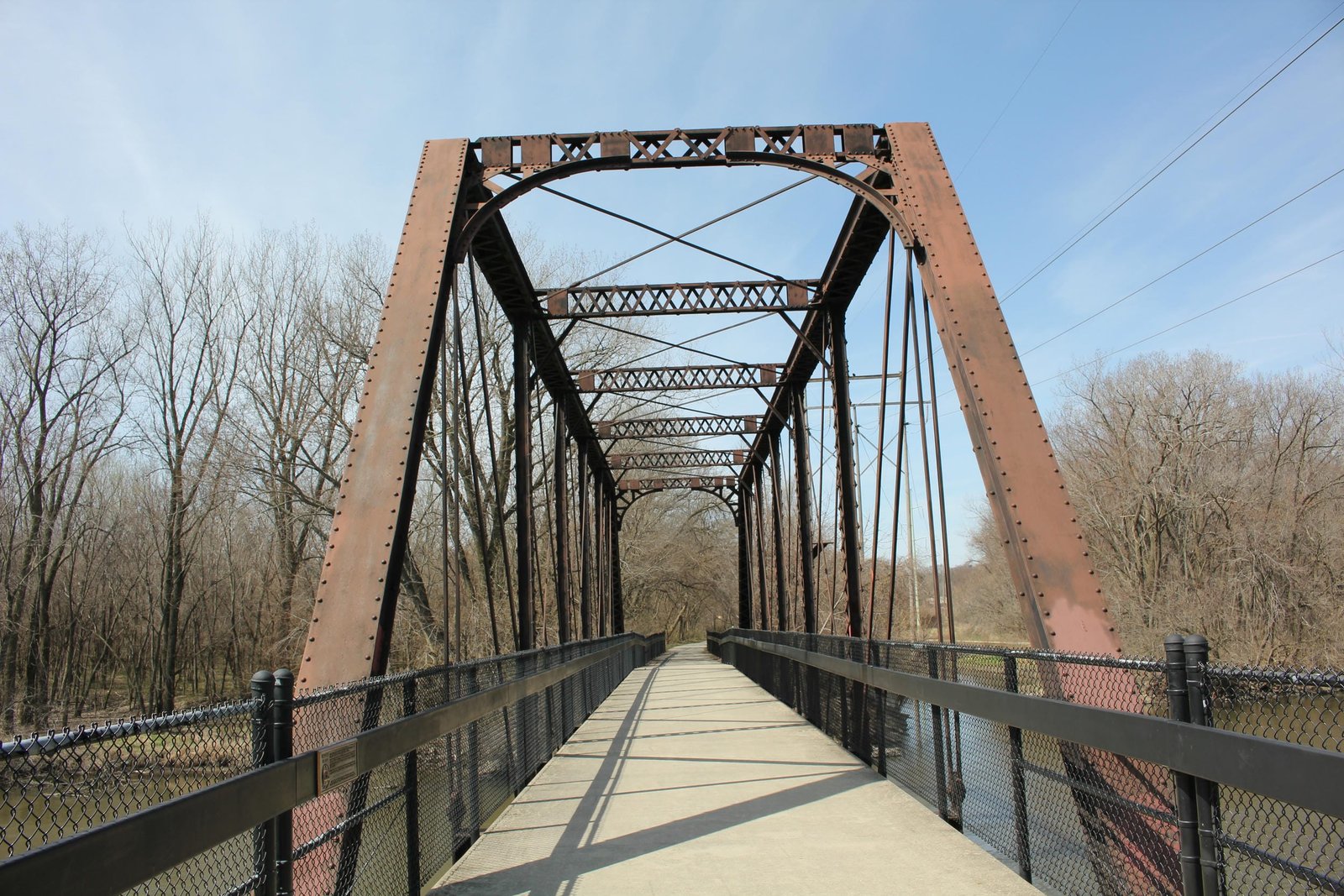 Looking west into west span (span #4)